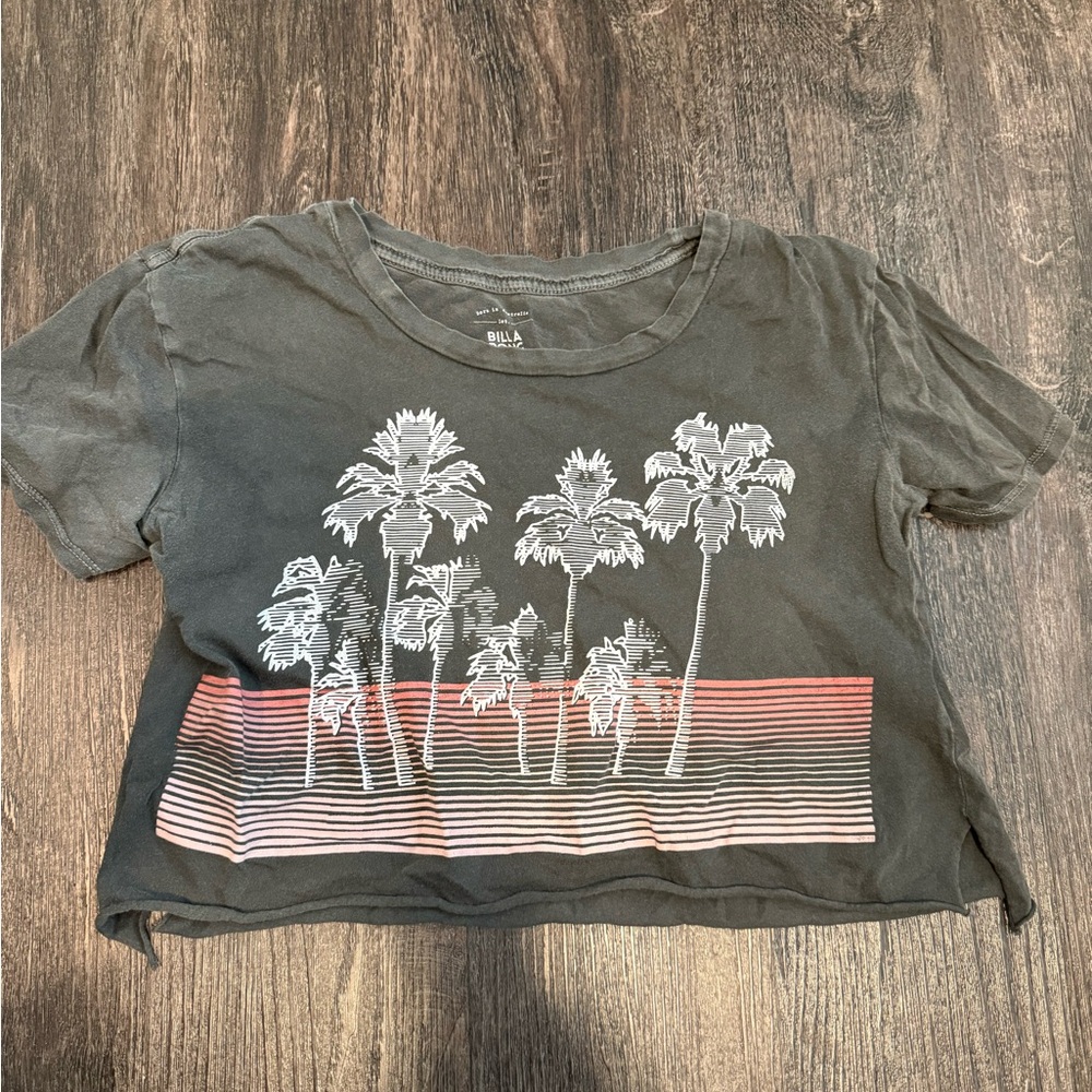 Billabong Charcoal Palm Graphic Tee